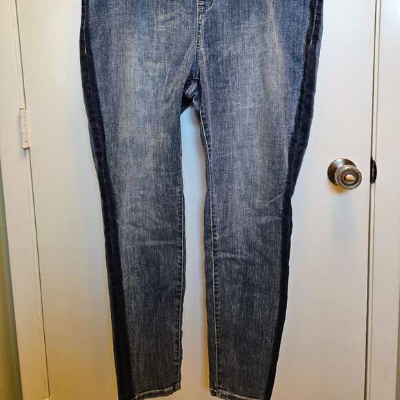 Size 18 W Lane Bryant Two Tone Jeggings - Picture 2 of 4